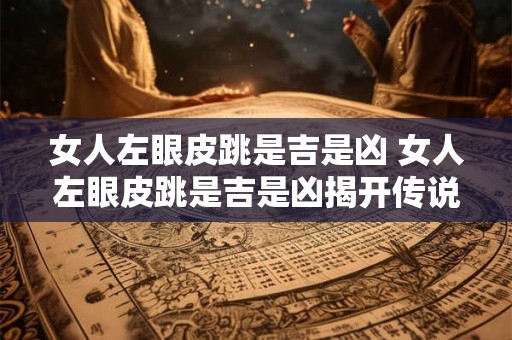 女人左眼皮跳是吉是凶 女人左眼皮跳是吉是凶揭开传说中的神秘面纱