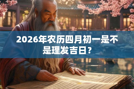2026年农历四月初一是不是理发吉日? 2026年农历四月初一是不是理发吉日?