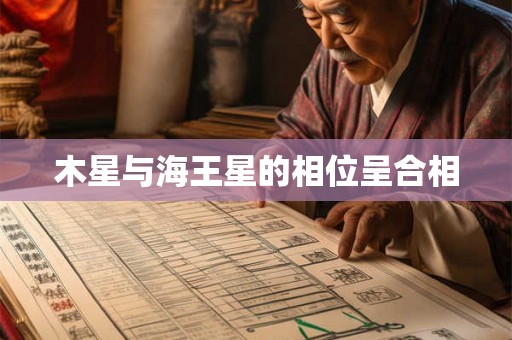 木星与海王星的相位呈合相 木星与海王星的相位呈合相