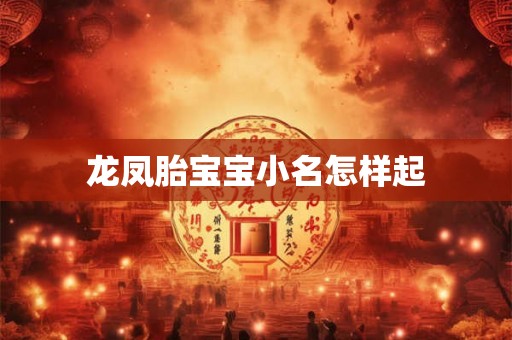 龙凤胎宝宝小名怎样起