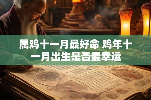 属鸡十一月最好命 鸡年十一月出生是否最幸运