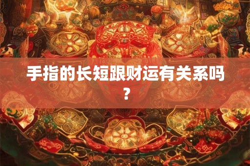 手指的长短跟财运有关系吗？
