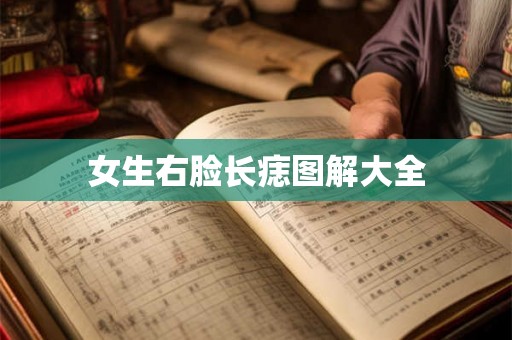 女生右脸长痣图解大全