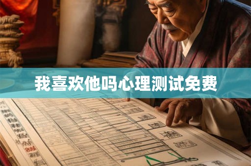 我喜欢他吗心理测试免费