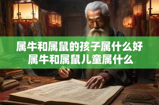 属牛和属鼠的孩子属什么好 属牛和属鼠儿童属什么