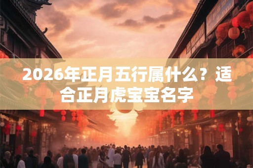 2026年正月五行属什么？适合正月虎宝宝名字