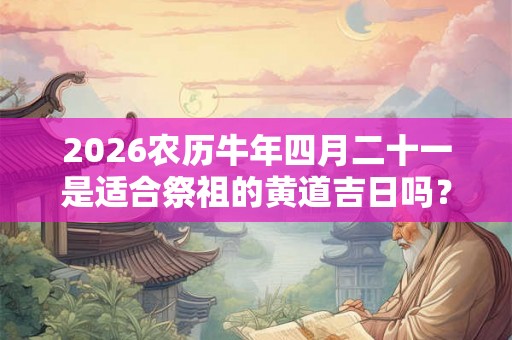2026农历牛年四月二十一是适合祭祖的黄道吉日吗？