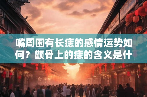 嘴周围有长痣的感情运势如何？颧骨上的痣的含义是什么？