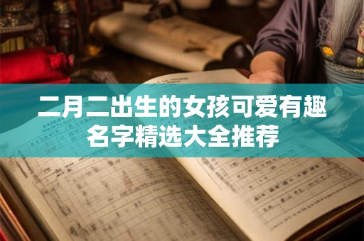 二月二出生的女孩可爱有趣名字精选大全推荐