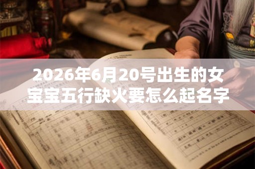 2026年6月20号出生的女宝宝五行缺火要怎么起名字