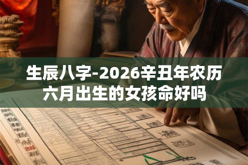 生辰八字-2026辛丑年农历六月出生的女孩命好吗