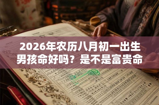 2026年农历八月初一出生男孩命好吗？是不是富贵命？