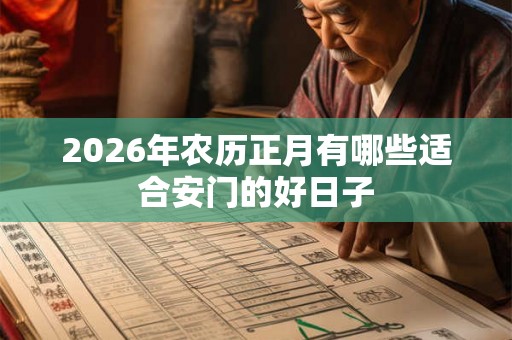 2026年农历正月有哪些适合安门的好日子