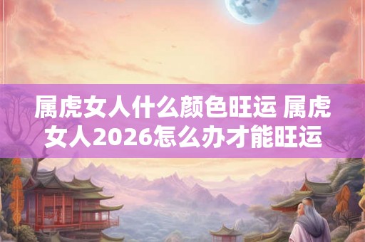 属虎女人什么颜色旺运 属虎女人2026怎么办才能旺运
