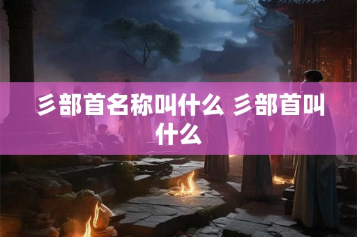 彡部首名称叫什么 彡部首叫什么