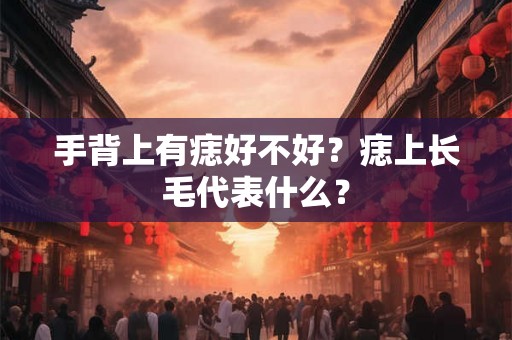手背上有痣好不好?痣上长毛代表什么? 手背上有痣好不好?痣上长毛代表什么?