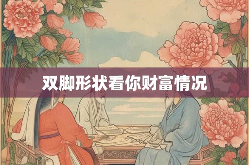 双脚形状看你财富情况