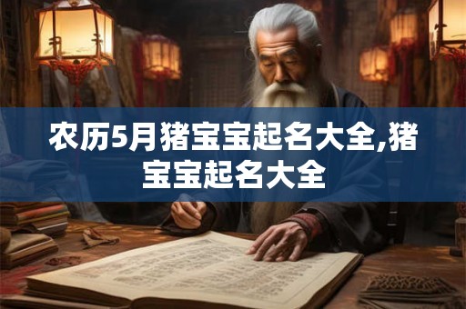 农历5月猪宝宝起名大全,猪宝宝起名大全 农历5月猪宝宝起名大全,猪宝宝起名大全