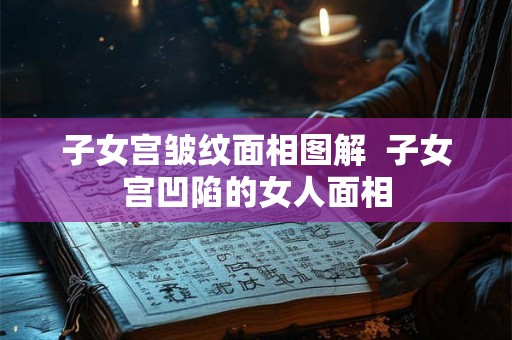 子女宫皱纹面相图解  子女宫凹陷的女人面相