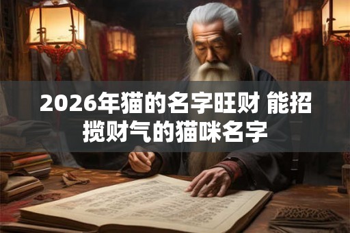 2026年猫的名字旺财 能招揽财气的猫咪名字 2026年猫的名字旺财 能招揽财气的猫咪名字