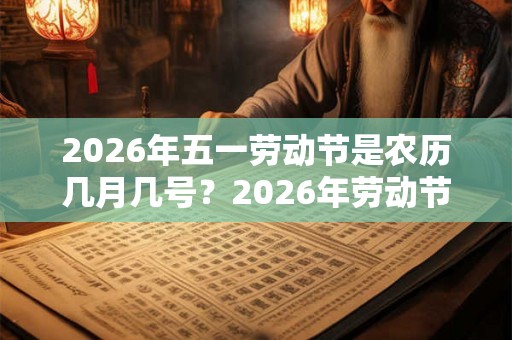 2026年五一劳动节是农历几月几号？2026年劳动节日子好不好？