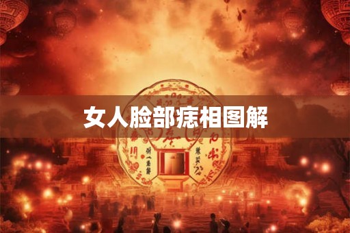 女人脸部痣相图解