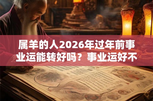 属羊的人2026年过年前事业运能转好吗？事业运好不好？