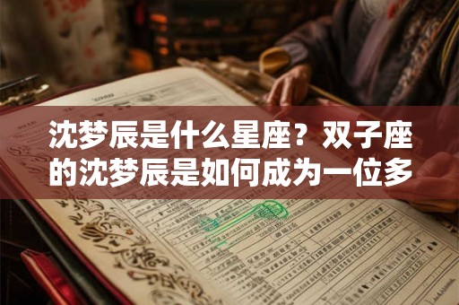 沈梦辰是什么星座？双子座的沈梦辰是如何成为一位多才多艺的艺人的？