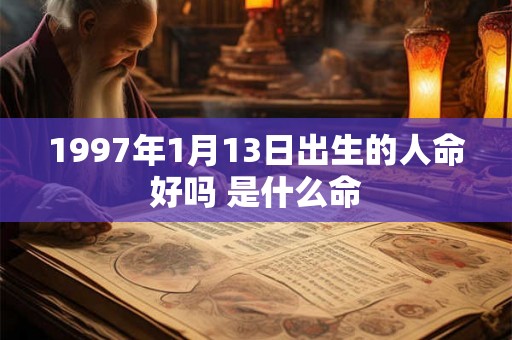 1997年1月13日出生的人命好吗 是什么命