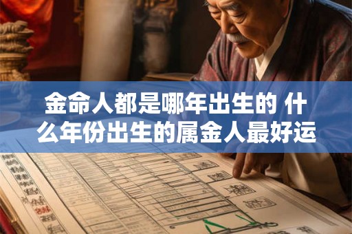 金命人都是哪年出生的 什么年份出生的属金人最好运