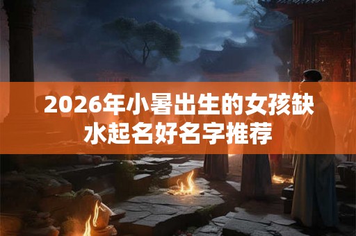 2026年小暑出生的女孩缺水起名好名字推荐