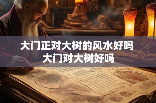大门正对大树的风水好吗 大门对大树好吗