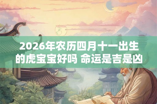 2026年农历四月十一出生的虎宝宝好吗 命运是吉是凶 2026年农历四月十一出生的虎宝宝好吗 命运是吉是凶
