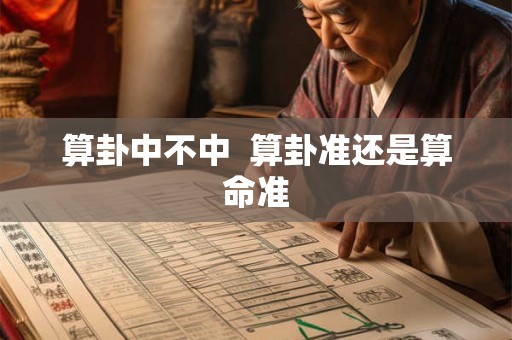 算卦中不中 算卦准还是算命准 算卦中不中 算卦准还是算命准
