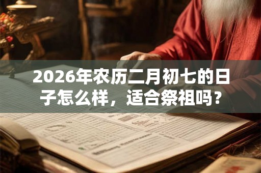 2026年农历二月初七的日子怎么样，适合祭祖吗？