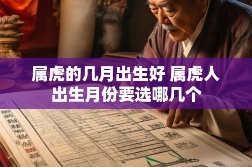 属虎的几月出生好 属虎人出生月份要选哪几个 属虎的几月出生好 属虎人出生月份要选哪几个