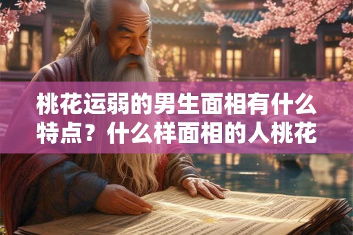 桃花运弱的男生面相有什么特点？什么样面相的人桃花少