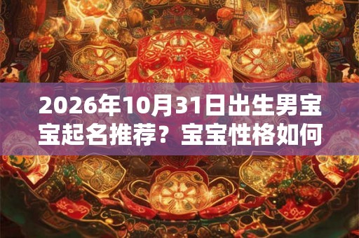 2026年10月31日出生男宝宝起名推荐？宝宝性格如何？