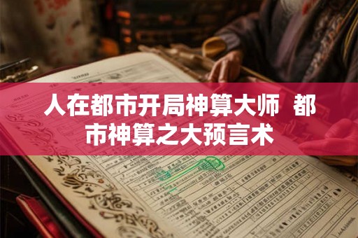 人在都市开局神算大师  都市神算之大预言术