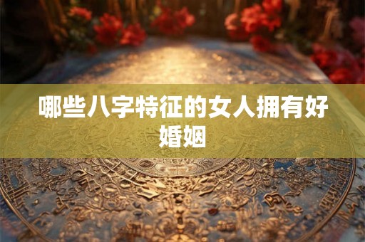 哪些八字特征的女人拥有好婚姻 哪些八字特征的女人拥有好婚姻