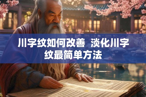 川字纹如何改善 淡化川字纹最简单方法 川字纹如何改善 淡化川字纹最简单方法