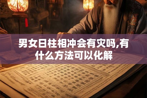 男女日柱相冲会有灾吗,有什么方法可以化解 男女日柱相冲会有灾吗,有什么方法可以化解