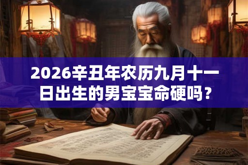 2026辛丑年农历九月十一日出生的男宝宝命硬吗？