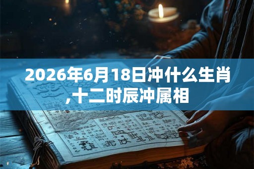 2026年6月18日冲什么生肖,十二时辰冲属相