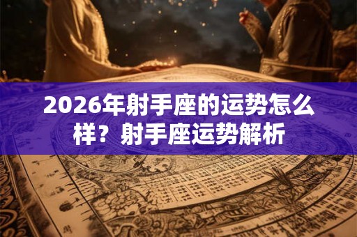 2026年射手座的运势怎么样？射手座运势解析