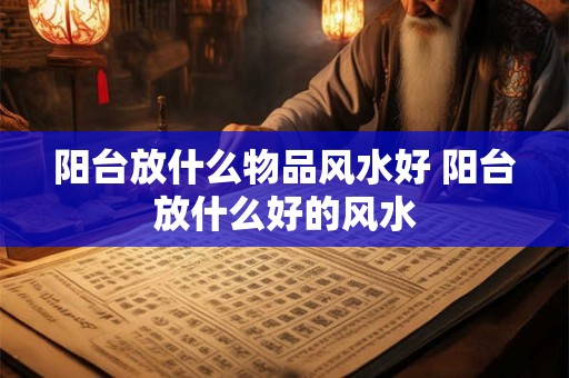 阳台放什么物品风水好 阳台放什么好的风水