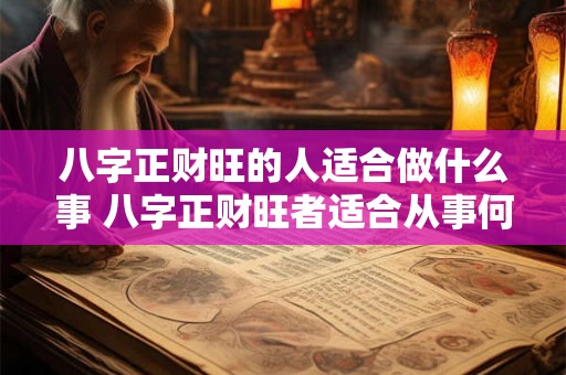 八字正财旺的人适合做什么事 八字正财旺者适合从事何职业 八字正财旺的人适合做什么事 八字正财旺者适合从事何职业