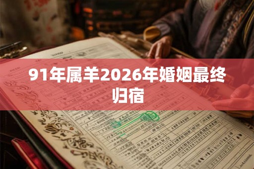 91年属羊2026年婚姻最终归宿