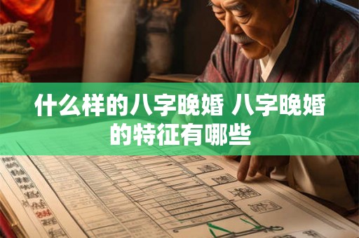 什么样的八字晚婚 八字晚婚的特征有哪些 什么样的八字晚婚 八字晚婚的特征有哪些