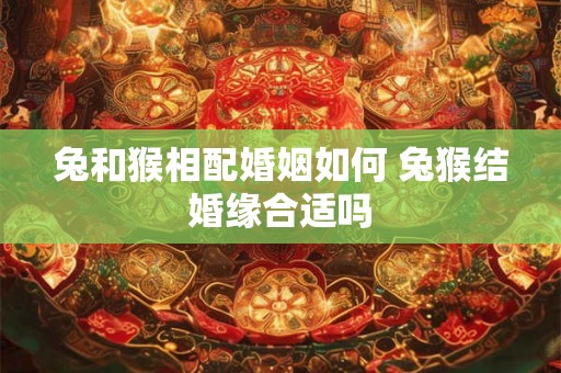 兔和猴相配婚姻如何 兔猴结婚缘合适吗 兔和猴相配婚姻如何 兔猴结婚缘合适吗